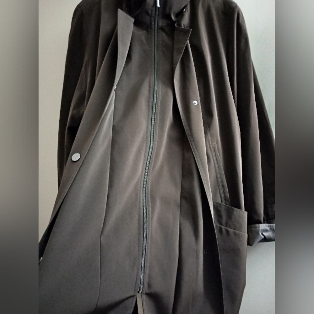 East 5th Brown Champagne Coat With Removable Insert Size 2X - Picture 3 of 13